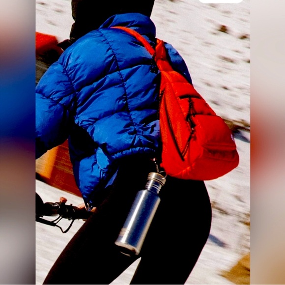 FREE PEOPLE FP Movement Cakewalk Sling Flame New With Tags Red - Picture 2 of 7